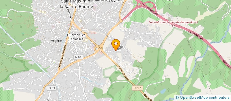 localisation de l'entreprise MONSIEUR CEDRIC GALIANA à SAINT-MAXIMIN-LA-SAINTE-BAUME