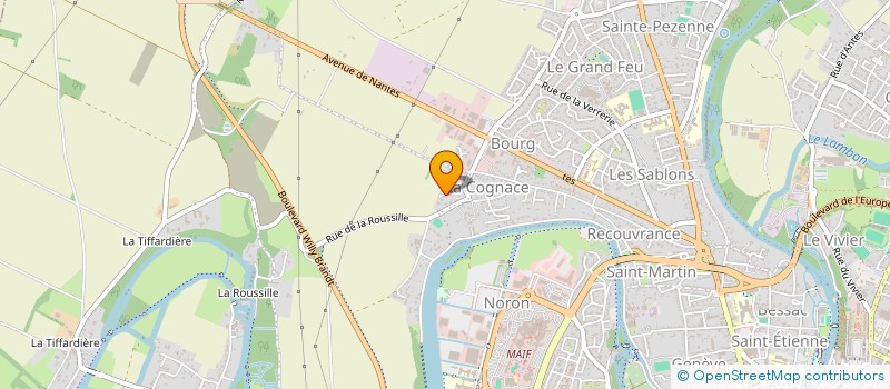localisation de l'entreprise MONSIEUR CEDRIC GALLAND à NIORT