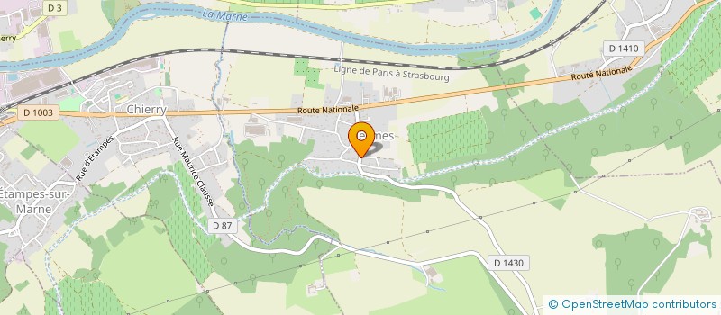 localisation de l'entreprise MONSIEUR CEDRIC GALLERON  BLESMES