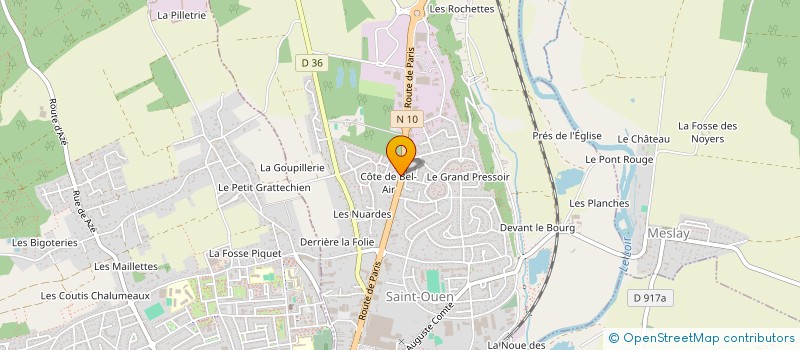 localisation de l'entreprise MONSIEUR CEDRIC GALLO à VILLIERSFAUX