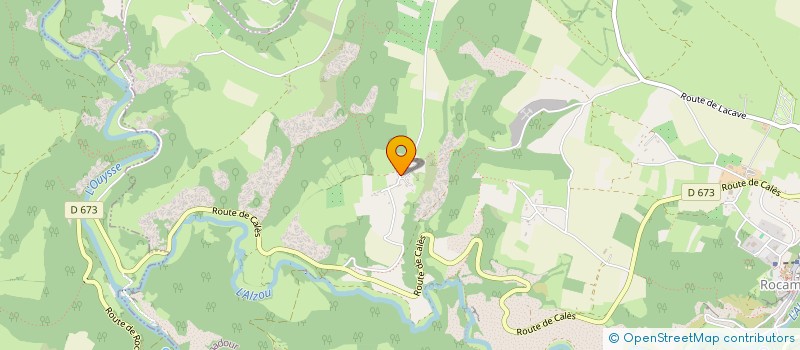 localisation de l'entreprise MONSIEUR CEDRIC GALY  ROCAMADOUR