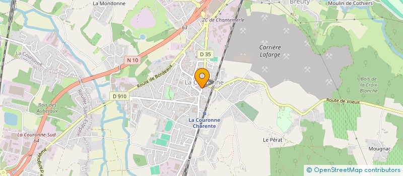 localisation de l'entreprise MONSIEUR CEDRIC GAMBIN à LA COURONNE