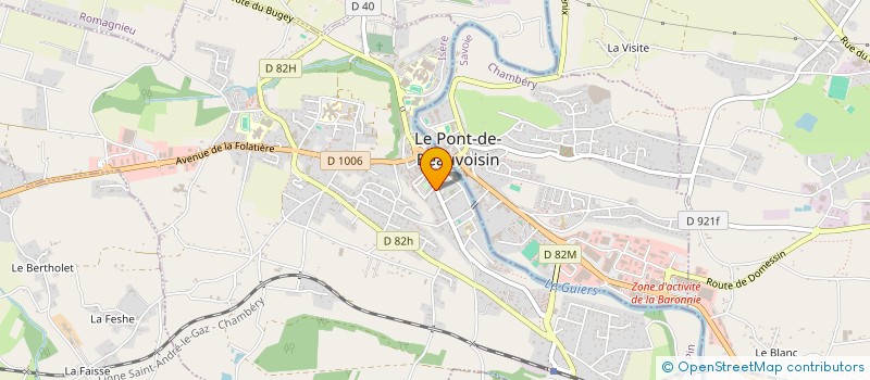 localisation de l'entreprise MONSIEUR CEDRIC GANDON  LE PONT-DE-BEAUVOISIN