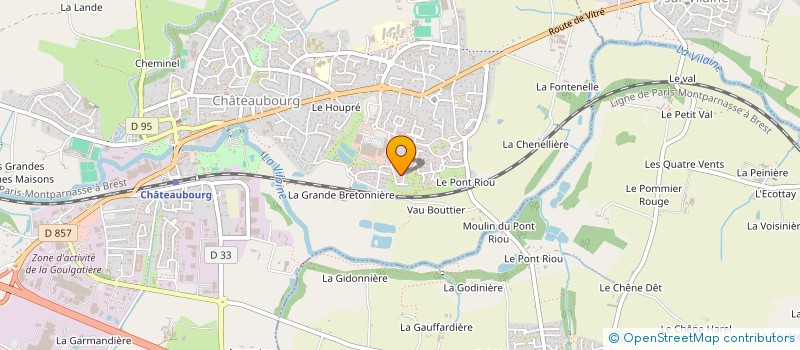 localisation de l'entreprise MONSIEUR CEDRIC GARANCHER  CHATEAUBOURG