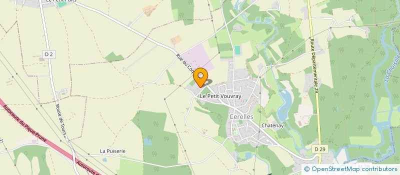 localisation de l'entreprise MONSIEUR CEDRIC GARANNE  CERELLES