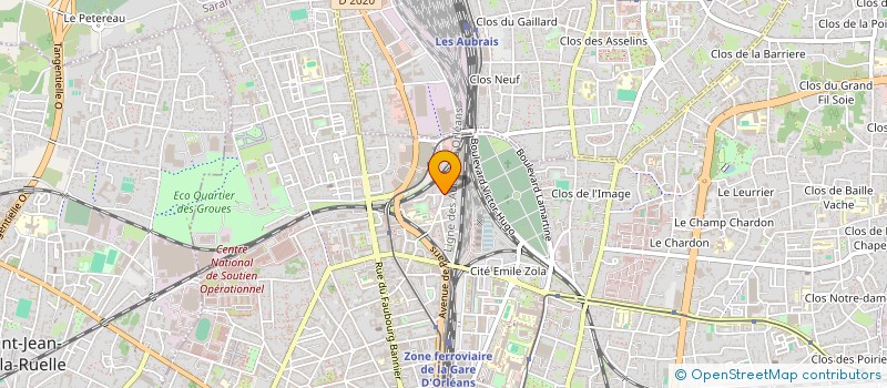 localisation de l'entreprise MONSIEUR CEDRIC GARROS à ORLEANS