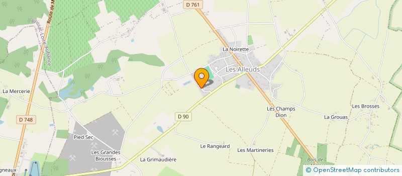 localisation de l'entreprise MONSIEUR CEDRIC GATELET  BRISSAC LOIRE AUBANCE