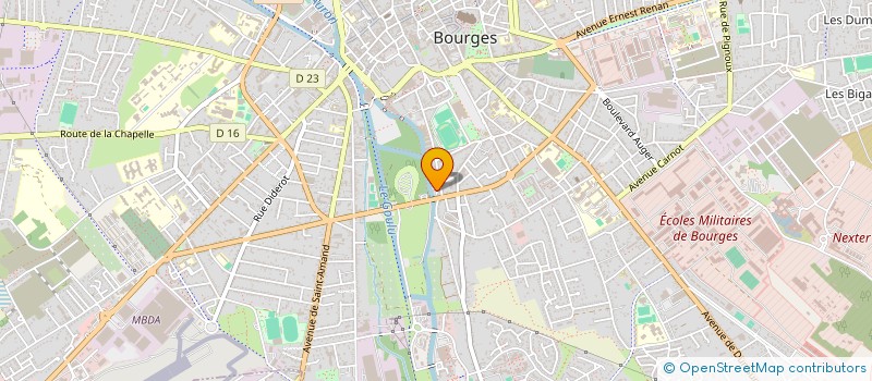 localisation de l'entreprise MONSIEUR CEDRIC GATILLON à BOURGES