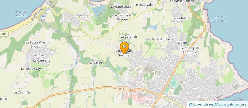 localisation de l'entreprise MONSIEUR CEDRIC GAUDIN  CANCALE