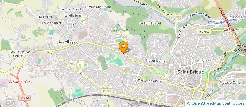 localisation de l'entreprise MONSIEUR CEDRIC GAUDU à SAINT-BRIEUC