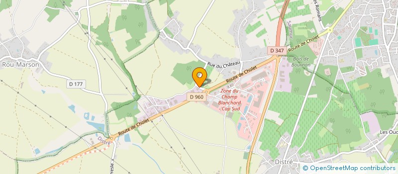 localisation de l'entreprise MONSIEUR CEDRIC GAUVIN à DISTRE