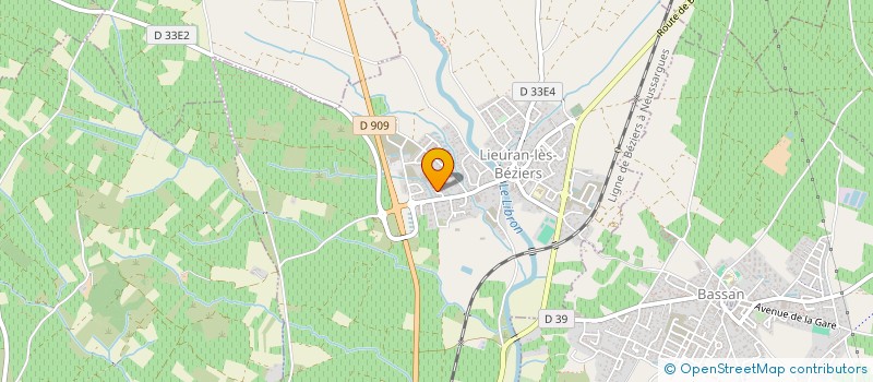 localisation de l'entreprise MONSIEUR CEDRIC GE  BEZIERS