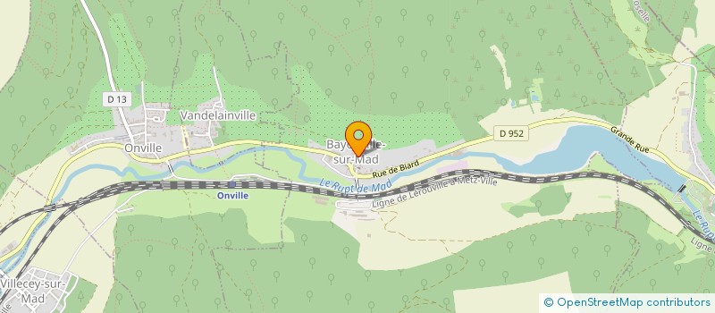 localisation de l'entreprise MONSIEUR CEDRIC GEIST  BAYONVILLE-SUR-MAD