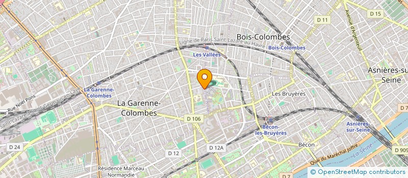 localisation de l'entreprise MONSIEUR CEDRIC GENAUDEAU à LA GARENNE-COLOMBES