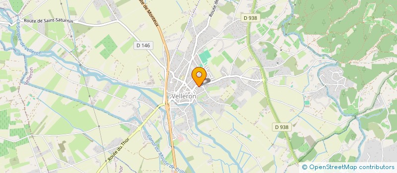 localisation de l'entreprise MONSIEUR CEDRIC GENIN  VELLERON