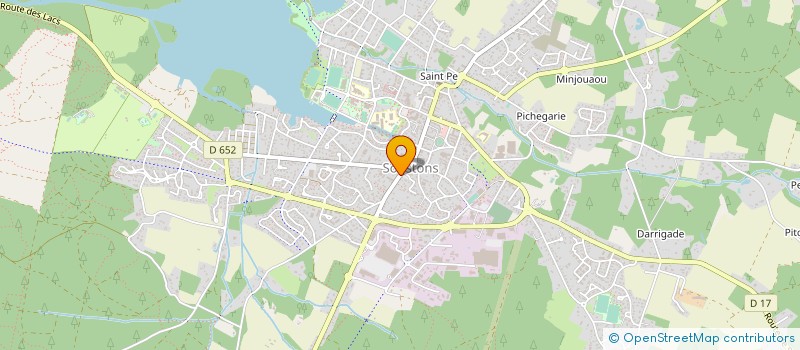 localisation de l'entreprise MONSIEUR CEDRIC GENOU  SOUSTONS