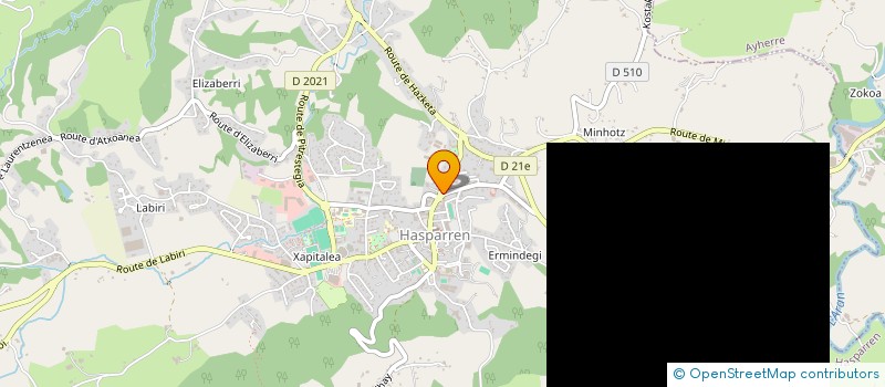 localisation de l'entreprise MONSIEUR CEDRIC GERMAIN  HASPARREN