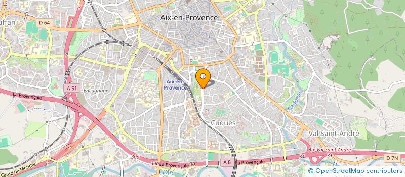 localisation de l'entreprise MONSIEUR CEDRIC GIACOSA à AIX-EN-PROVENCE