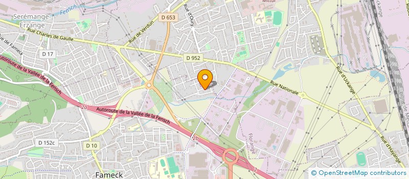 localisation de l'entreprise MONSIEUR CEDRIC GICQUEL  FAMECK