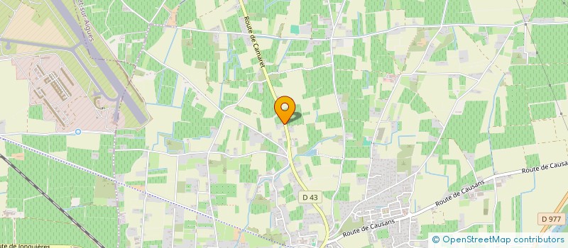 localisation de l'entreprise MONSIEUR CEDRIC GILLET  JONQUIERES