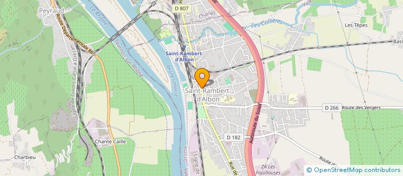 localisation de l'entreprise MONSIEUR CEDRIC GINET  SAINT-RAMBERT-D'ALBON