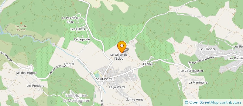 localisation de l'entreprise MONSIEUR CEDRIC GIORDANENGO  SAINT-JULIEN