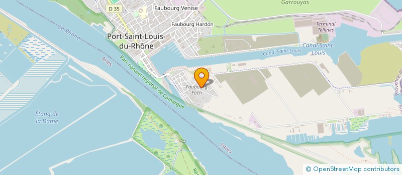 localisation de l'entreprise MONSIEUR CEDRIC GIORDANO à PORT-SAINT-LOUIS-DU-RHONE