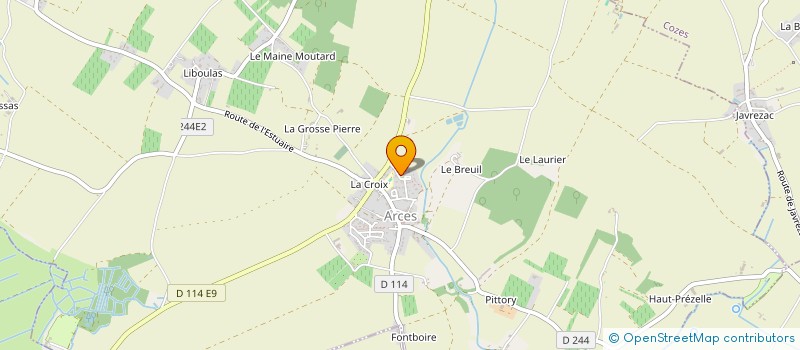localisation de l'entreprise MONSIEUR CEDRIC GIRARD à ARCES