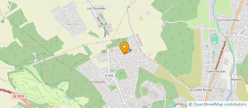 localisation de l'entreprise MONSIEUR CEDRIC GIRARD à EVREUX