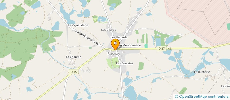 localisation de l'entreprise MONSIEUR CEDRIC GIRAUDON à ROSNAY