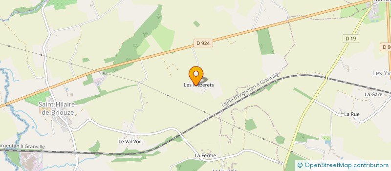 localisation de l'entreprise MONSIEUR CEDRIC GOBE à SAINT-HILAIRE-DE-BRIOUZE