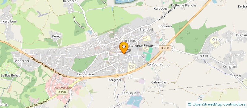 localisation de l'entreprise MONSIEUR CEDRIC GODARD  SARZEAU