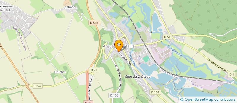 localisation de l'entreprise MONSIEUR CEDRIC GODEFROY  ARQUES-LA-BATAILLE