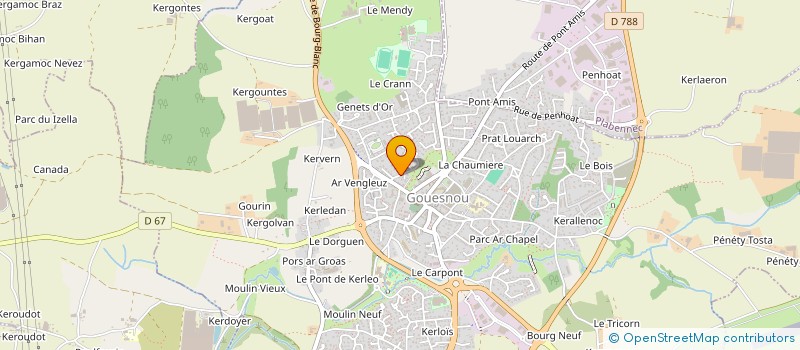 localisation de l'entreprise MONSIEUR CEDRIC GOEURIOT à GOUESNOU