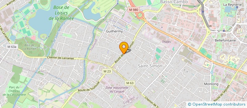 localisation de l'entreprise MONSIEUR CEDRIC GOLLION à TOULOUSE