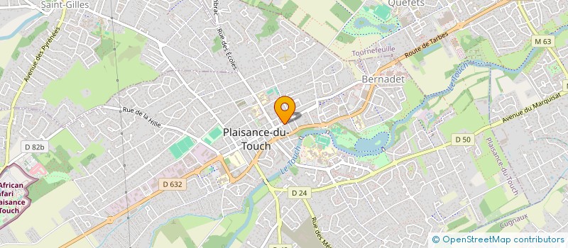 localisation de l'entreprise MONSIEUR CEDRIC GOMBAUD  PLAISANCE-DU-TOUCH