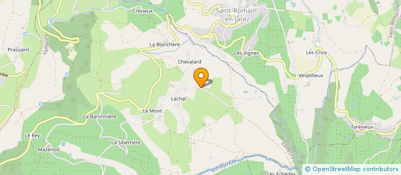 localisation de l'entreprise MONSIEUR CEDRIC GONON à VALFLEURY