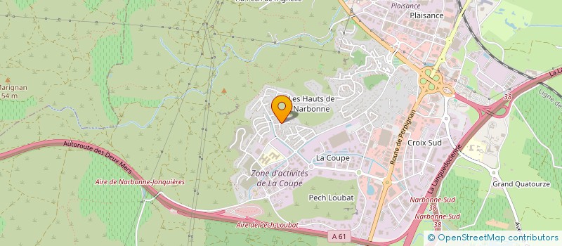 localisation de l'entreprise MONSIEUR CEDRIC GONZALEZ à NARBONNE
