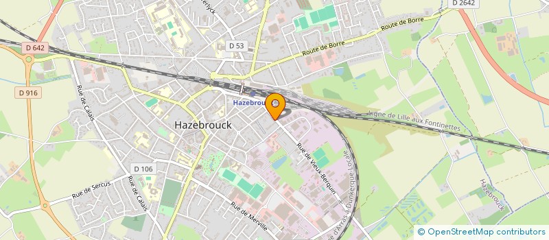 localisation de l'entreprise MONSIEUR CEDRIC GOSSELIN à HAZEBROUCK