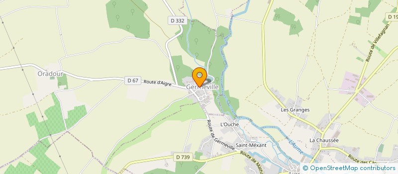 localisation de l'entreprise MONSIEUR CEDRIC GOUBANT  ORADOUR