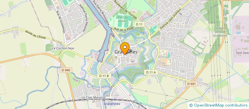 localisation de l'entreprise MONSIEUR CEDRIC GOUBEL  CALAIS