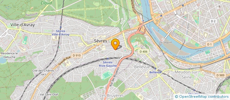 localisation de l'entreprise MONSIEUR CEDRIC GOUEDARD à SEVRES