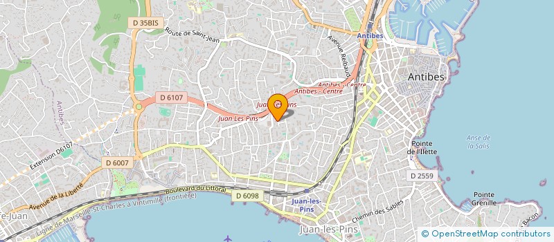 localisation de l'entreprise MONSIEUR CEDRIC GOUGET à ANTIBES