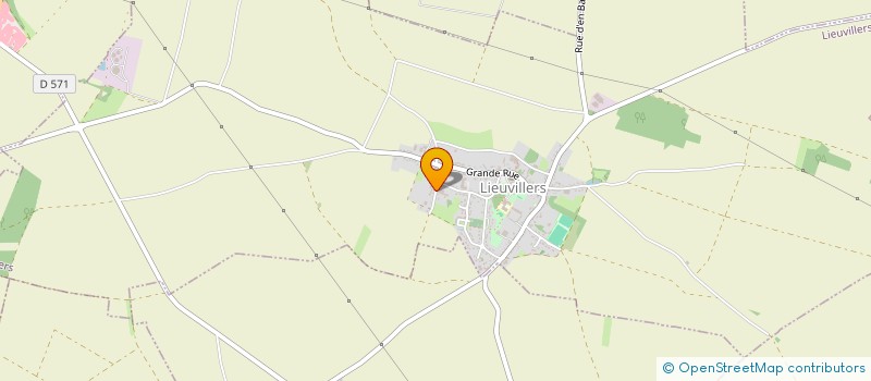 localisation de l'entreprise MONSIEUR CEDRIC GOURBIN  LIEUVILLERS