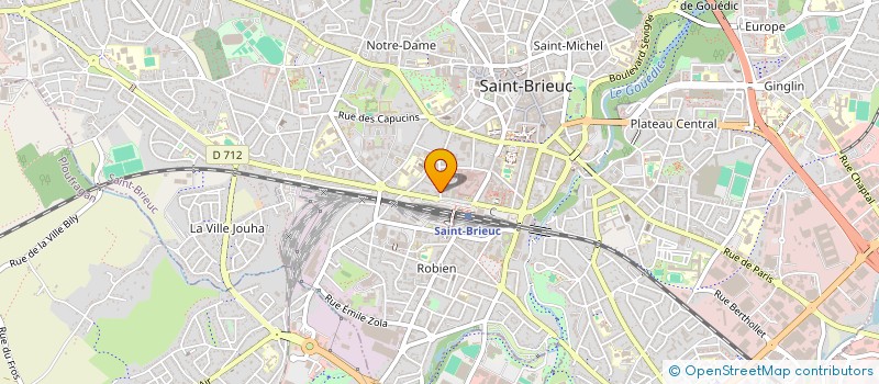 localisation de l'entreprise MONSIEUR CEDRIC GOURET à SAINT-BRIEUC