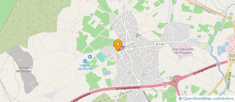 localisation de l'entreprise MONSIEUR CEDRIC GOUT  POUSSAN