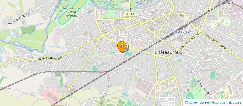 localisation de l'entreprise MONSIEUR CEDRIC GRAFFIN à CHATEAUROUX