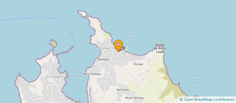 localisation de l'entreprise MONSIEUR CEDRIC GRALL  SAINT-JEAN-DU-DOIGT