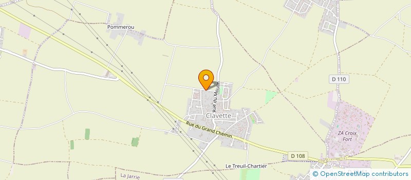 localisation de l'entreprise MONSIEUR CEDRIC GRANET  CLAVETTE