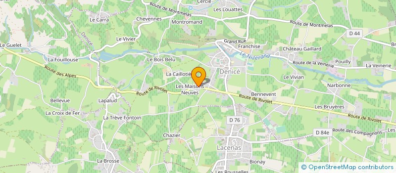 localisation de l'entreprise MONSIEUR CEDRIC GRANGER à DENICE